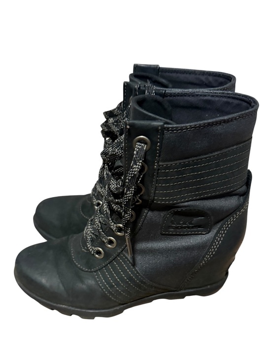 Sorel Shoes - Sorel Lexie Wedge II Waterproof Boots Women’s Size 8 Black NL3046